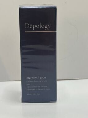 Dēpology Matrixyl 3000 Collagen Boosting Serum 30ml New Sealed Anti-Aging